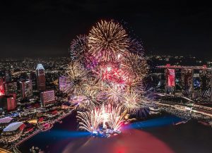 Singapore New Year Eve Fireworks 1